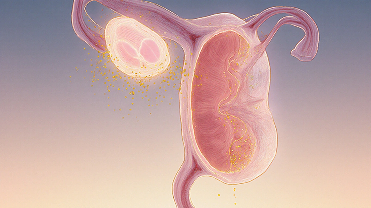 Placenta vyrábí protein PAPP-A, který proudí do krve matky.