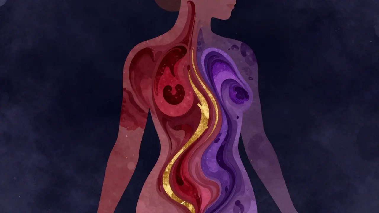 Abstrakce hormonálních změn v těle ženy