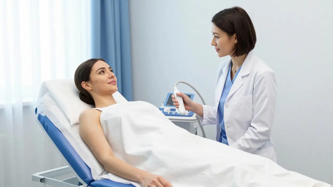 Gynekologické vyšetření ultrazvukem v moderní ordinaci