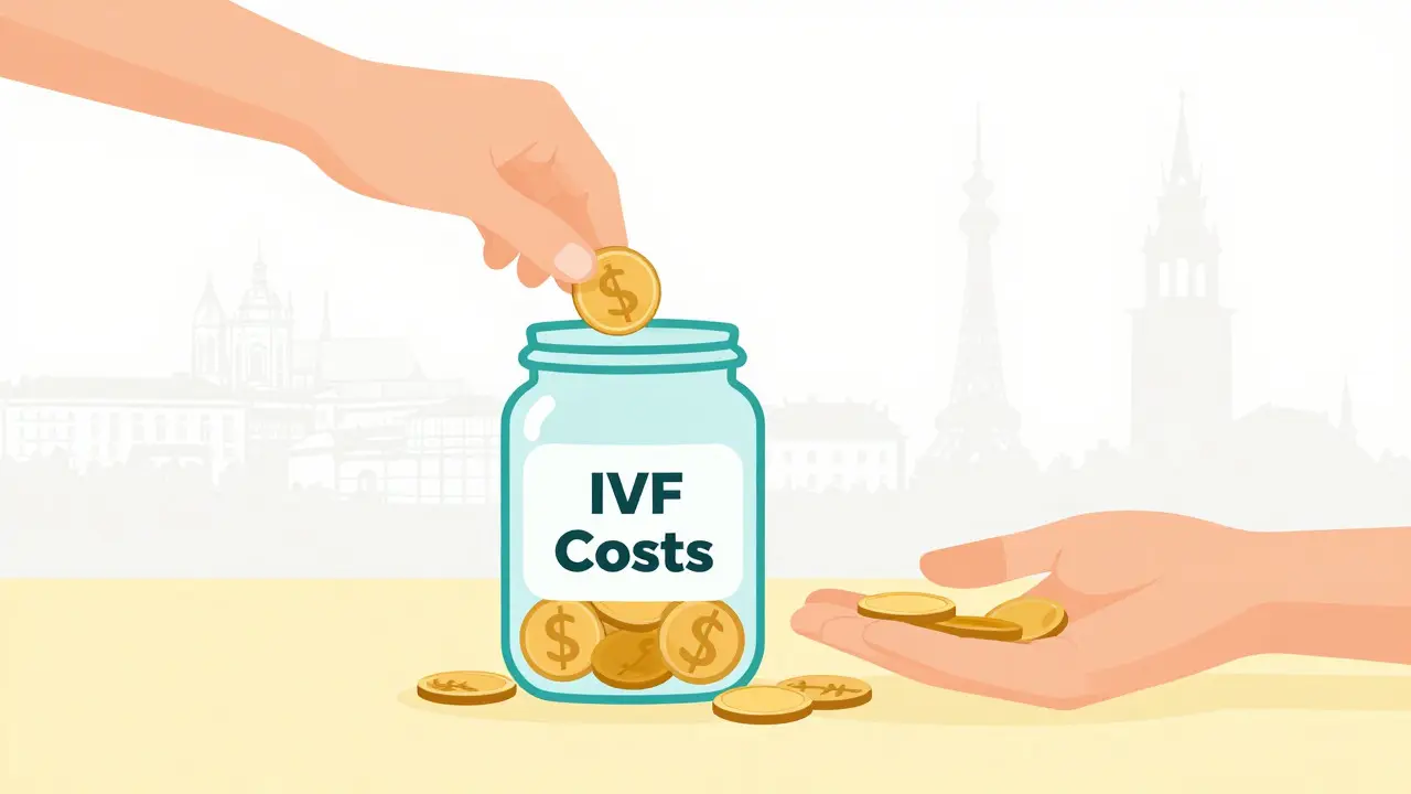 Ilustrace nákladů na IVF: část hradí pojišťovna, část pár